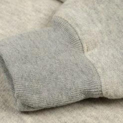 Loop & Weft Tompkins Knit V-Gusset Crewneck Sweatshirt Grey