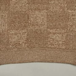 Loop & Weft Merino Super Lamb Switch Panel Crewneck Sweater Mix Brown