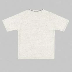 Loop & Weft Heather Slub Cotton Freedom Crewneck T-Shirt Heather Oatmeal