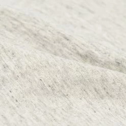 Loop & Weft Heather Slub Cotton Freedom Crewneck T-Shirt Heather Oatmeal