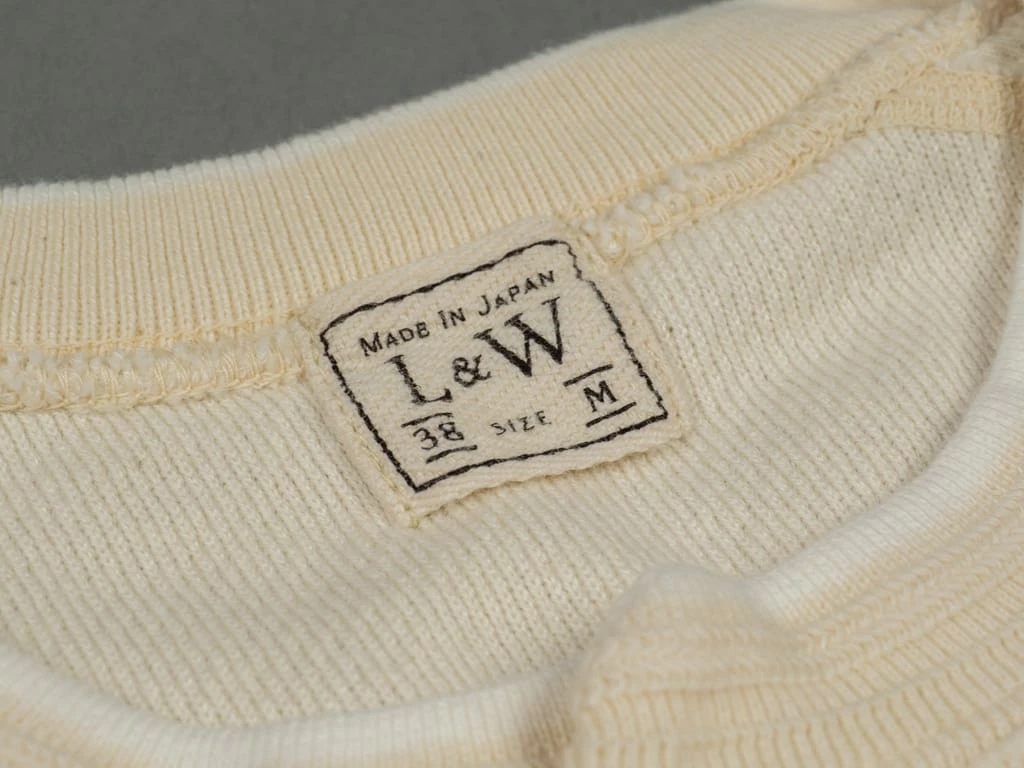 Loop & Weft Fine Aran Honeycomb Henley Neck Thermal Vintage Ivory 10 Loop & Weft Fine Aran Honeycomb Henley Neck Thermal Vintage Ivory