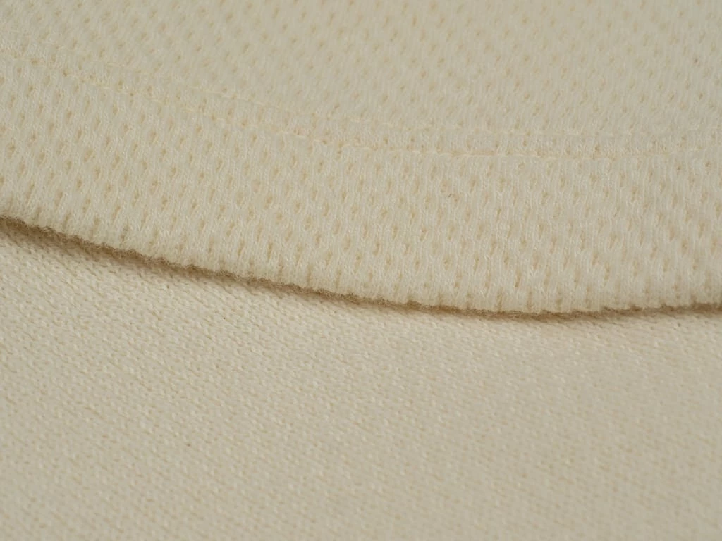 Loop & Weft Fine Aran Honeycomb Henley Neck Thermal Vintage Ivory 18 Loop & Weft Fine Aran Honeycomb Henley Neck Thermal Vintage Ivory