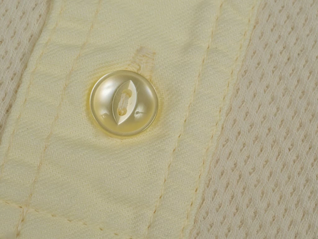 Loop & Weft Fine Aran Honeycomb Henley Neck Thermal Vintage Ivory 16 Loop & Weft Fine Aran Honeycomb Henley Neck Thermal Vintage Ivory