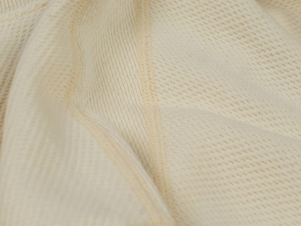 Loop & Weft Fine Aran Honeycomb Henley Neck Thermal Vintage Ivory 19 Loop & Weft Fine Aran Honeycomb Henley Neck Thermal Vintage Ivory