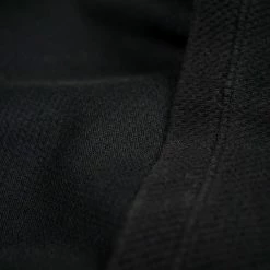 Loop & Weft Fine Aran Honeycomb Henley Neck Thermal Royal Black