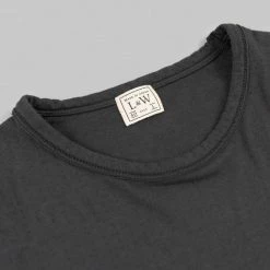 Loop & Weft Dual Layered Knit Raw Edge Pocket Crewneck T-Shirt Antique Black NEW ARRIVALS 27 Loop & Weft Dual Layered Knit Raw Edge Pocket Crewneck T-Shirt Antique Black NEW ARRIVALS