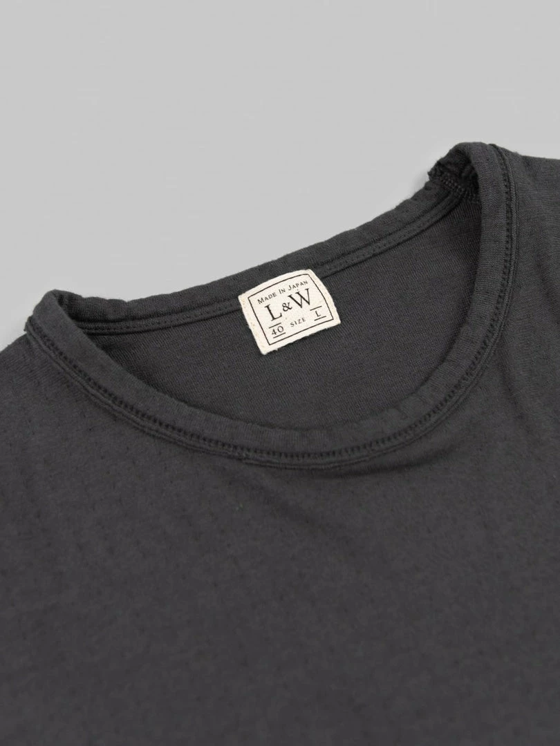 Loop & Weft Dual Layered Knit Raw Edge Pocket Crewneck T-Shirt Antique Black NEW ARRIVALS 12 Loop & Weft Dual Layered Knit Raw Edge Pocket Crewneck T-Shirt Antique Black NEW ARRIVALS