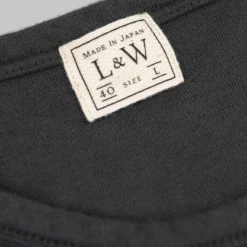 Loop & Weft Dual Layered Knit Raw Edge Pocket Crewneck T-Shirt Antique Black NEW ARRIVALS 29 Loop & Weft Dual Layered Knit Raw Edge Pocket Crewneck T-Shirt Antique Black NEW ARRIVALS
