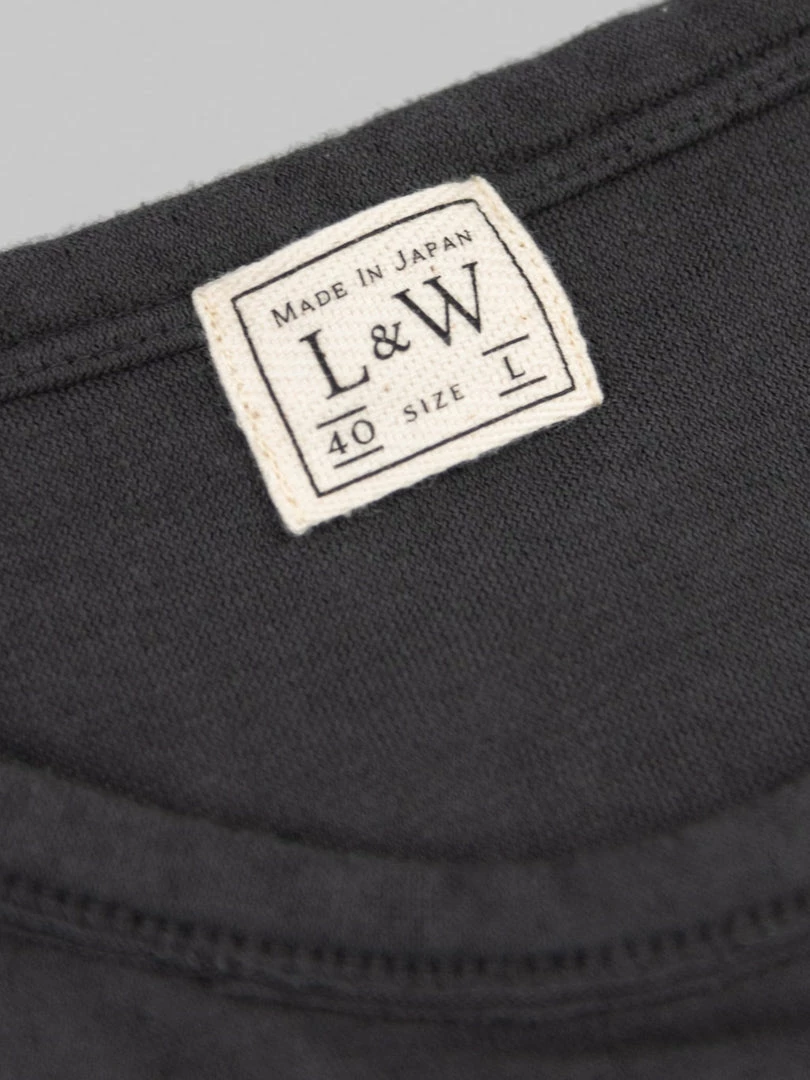 Loop & Weft Dual Layered Knit Raw Edge Pocket Crewneck T-Shirt Antique Black NEW ARRIVALS 14 Loop & Weft Dual Layered Knit Raw Edge Pocket Crewneck T-Shirt Antique Black NEW ARRIVALS