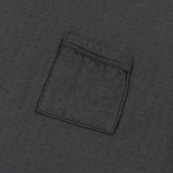 Loop & Weft Dual Layered Knit Raw Edge Pocket Crewneck T-Shirt Antique Black NEW ARRIVALS 28 Loop & Weft Dual Layered Knit Raw Edge Pocket Crewneck T-Shirt Antique Black NEW ARRIVALS