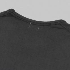 Loop & Weft Dual Layered Knit Raw Edge Pocket Crewneck T-Shirt Antique Black NEW ARRIVALS 26 Loop & Weft Dual Layered Knit Raw Edge Pocket Crewneck T-Shirt Antique Black NEW ARRIVALS