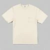 Loop & Weft Dual Layered Knit Raw Edge Pocket Crewneck T-Shirt Vintage Ivory NEW ARRIVALS 1 Loop & Weft Dual Layered Knit Raw Edge Pocket Crewneck T-Shirt Vintage Ivory NEW ARRIVALS