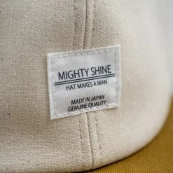Mighty Shine Flats Cap Ivory