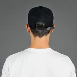 Mighty Shine Serge Short Brim Cap Black