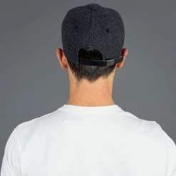 Mighty Shine Serge Short Brim Cap Charcoal Grey