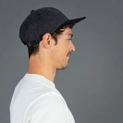 Mighty Shine Serge Short Brim Cap Charcoal Grey