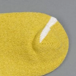Nishiguchi Kutsushita Silk Cotton Socks Beer Yellow