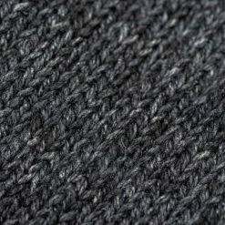 Nishiguchi Kutsushita Recycled Cotton Ribbed Socks Charcoal