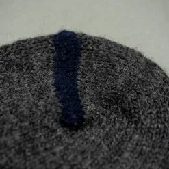 Nishiguchi Kutsushita Wool Ribbed Socks Charcoal