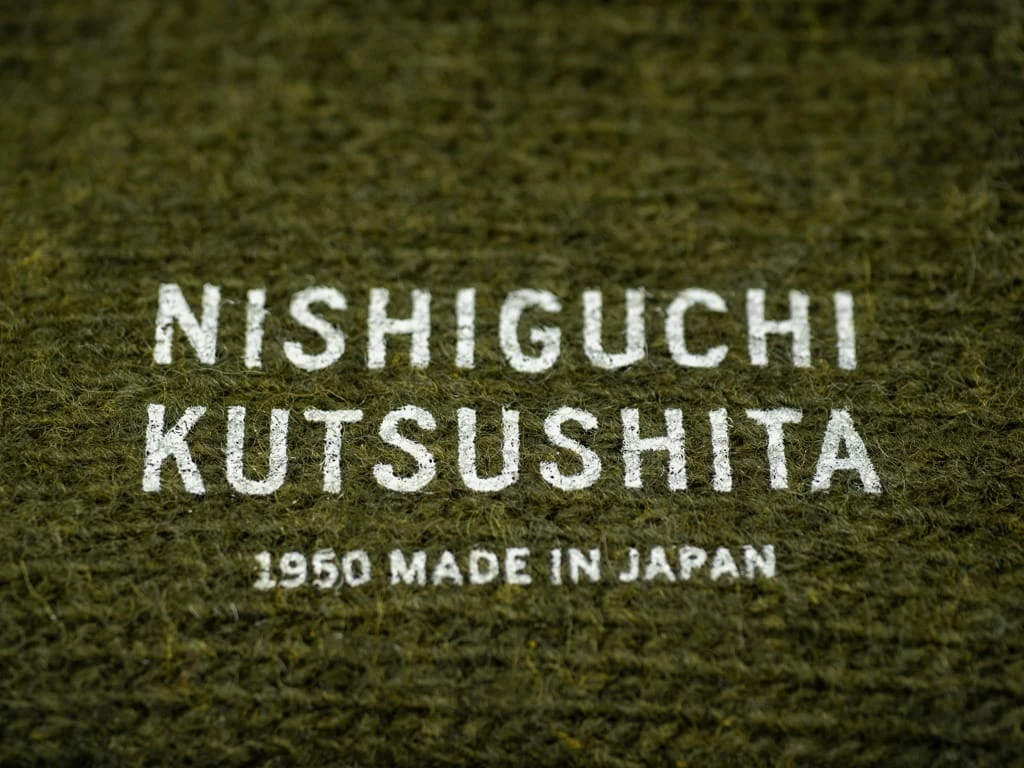Nishiguchi Kutsushita Wool Ribbed Socks Khaki 9 Nishiguchi Kutsushita Wool Ribbed Socks Khaki