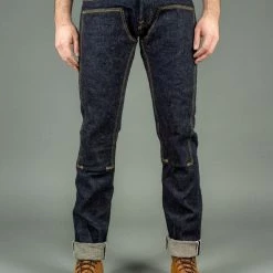 ONI Denim [Workwear Series] 547DIZR "Dark Indigo Secret Denim" 20/40oz Double Knee Semi-Tight Straight Jeans