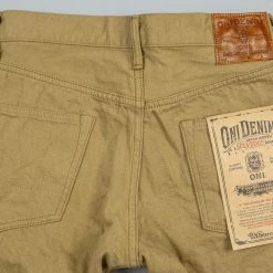 NEW ARRIVALS ONI Denim 612KHBE "Super Low Tension Khaki-Beige" 12oz Relaxed Tapered Jeans 50 NEW ARRIVALS ONI Denim 612KHBE