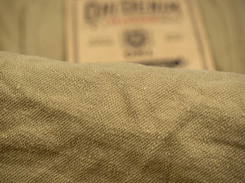 NEW ARRIVALS ONI Denim 612KHBE "Super Low Tension Khaki-Beige" 12oz Relaxed Tapered Jeans 35 NEW ARRIVALS ONI Denim 612KHBE "Super Low Tension Khaki-Beige" 12oz Relaxed Tapered Jeans