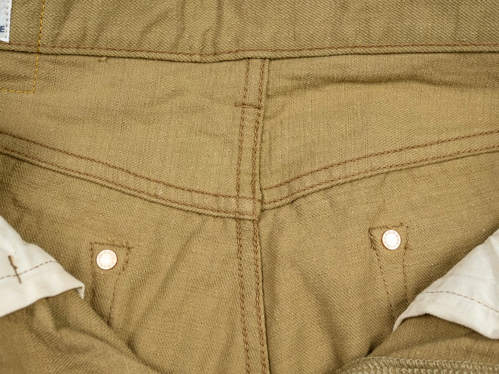 NEW ARRIVALS ONI Denim 612KHBE "Super Low Tension Khaki-Beige" 12oz Relaxed Tapered Jeans 18 NEW ARRIVALS ONI Denim 612KHBE "Super Low Tension Khaki-Beige" 12oz Relaxed Tapered Jeans