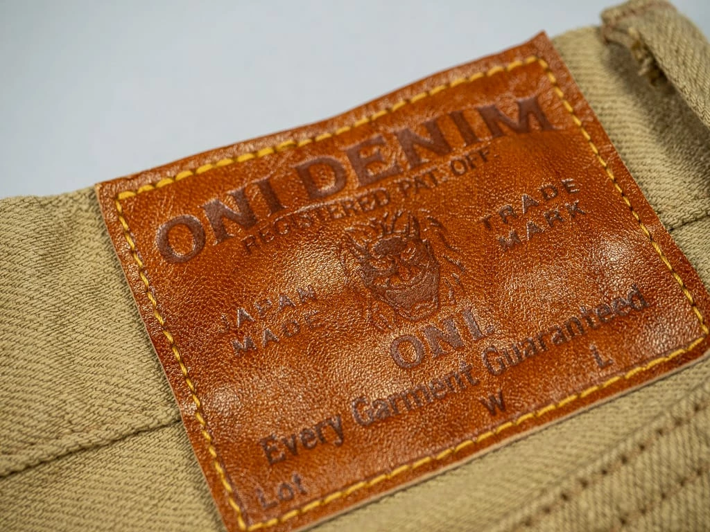 NEW ARRIVALS ONI Denim 612KHBE "Super Low Tension Khaki-Beige" 12oz Relaxed Tapered Jeans 20 NEW ARRIVALS ONI Denim 612KHBE "Super Low Tension Khaki-Beige" 12oz Relaxed Tapered Jeans