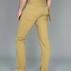 NEW ARRIVALS ONI Denim 612KHBE "Super Low Tension Khaki-Beige" 12oz Relaxed Tapered Jeans 42 NEW ARRIVALS ONI Denim 612KHBE