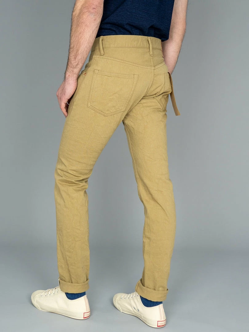 NEW ARRIVALS ONI Denim 612KHBE "Super Low Tension Khaki-Beige" 12oz Relaxed Tapered Jeans 6 NEW ARRIVALS ONI Denim 612KHBE "Super Low Tension Khaki-Beige" 12oz Relaxed Tapered Jeans