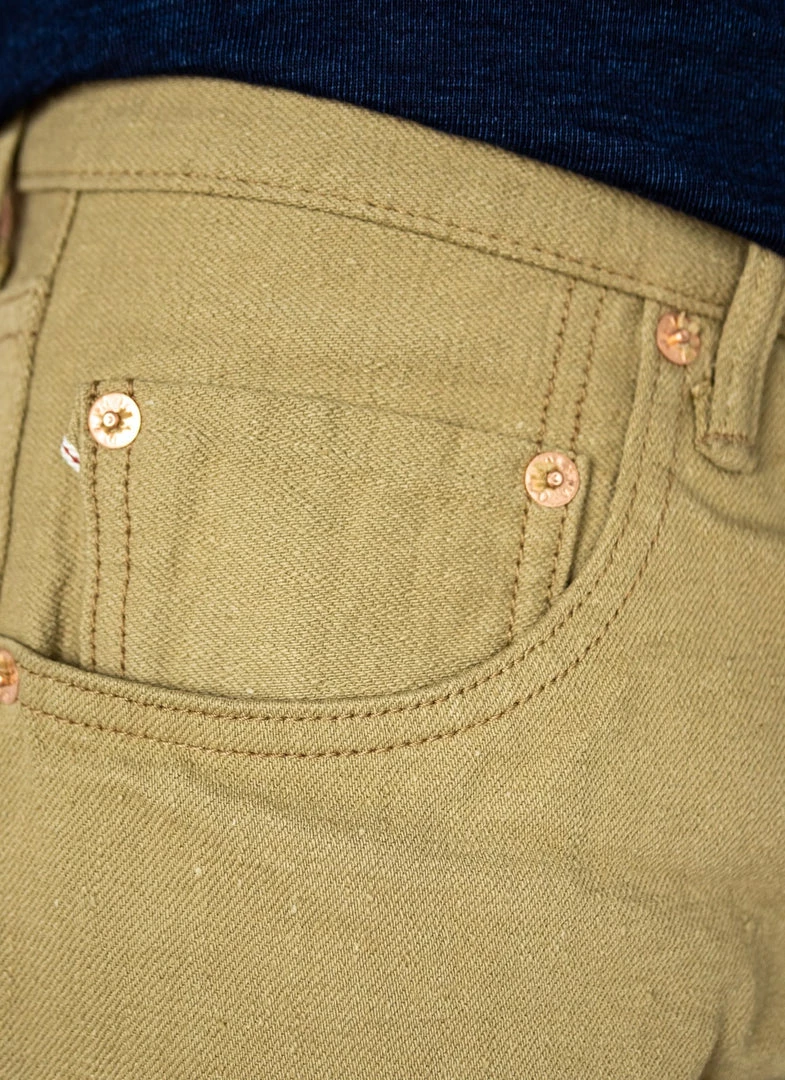 NEW ARRIVALS ONI Denim 612KHBE "Super Low Tension Khaki-Beige" 12oz Relaxed Tapered Jeans 8 NEW ARRIVALS ONI Denim 612KHBE "Super Low Tension Khaki-Beige" 12oz Relaxed Tapered Jeans