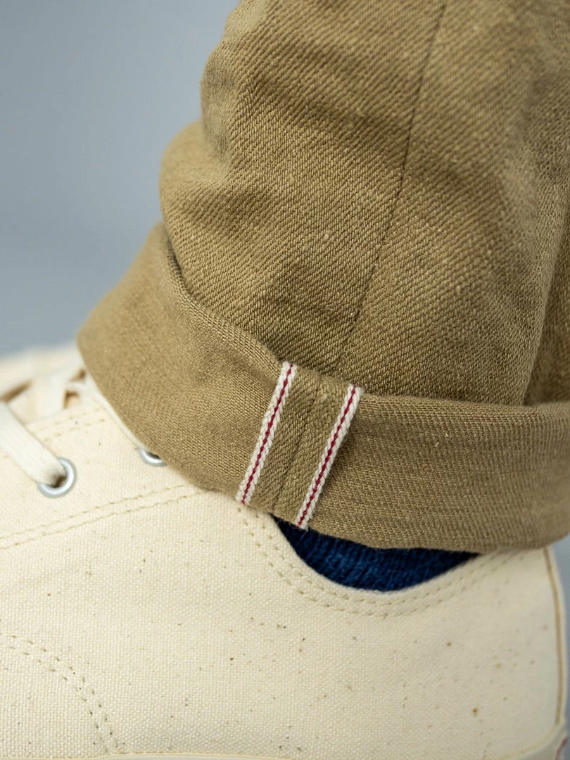 NEW ARRIVALS ONI Denim 612KHBE "Super Low Tension Khaki-Beige" 12oz Relaxed Tapered Jeans 10 NEW ARRIVALS ONI Denim 612KHBE "Super Low Tension Khaki-Beige" 12oz Relaxed Tapered Jeans