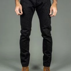 ONI Denim 902ZR-IDBK "Secret Denim Indigo X Black" 20oz High Rise Relaxed Tapered Jeans
