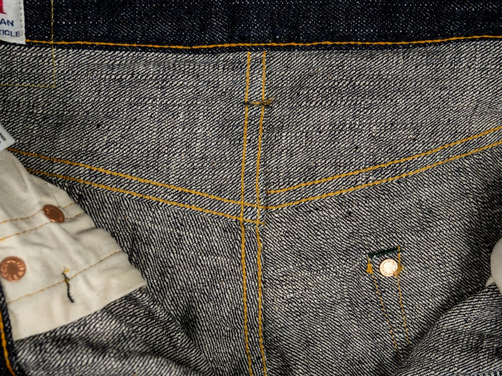 ONI Denim 022NIXX "Natural Indigo XX Denim" 16oz Wide Straight Jeans 24 ONI Denim 022NIXX "Natural Indigo XX Denim" 16oz Wide Straight Jeans
