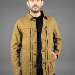ONI Denim 03128-HOX Sulfur Heavy Oxford Coverall Brown Khaki