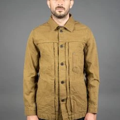 ONI Denim 03128-HOX Sulfur Heavy Oxford Coverall Brown Khaki