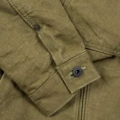 ONI Denim 03128-HOX Sulfur Heavy Oxford Coverall Olive 46 ONI Denim 03128-HOX Sulfur Heavy Oxford Coverall Olive