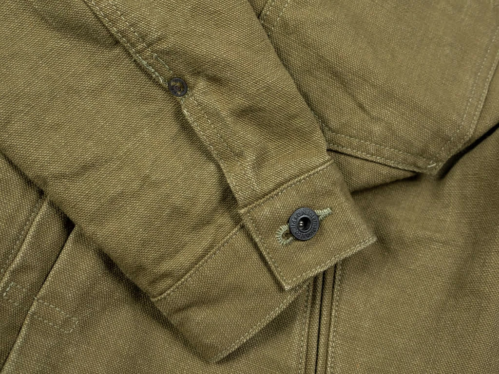 ONI Denim 03128-HOX Sulfur Heavy Oxford Coverall Olive 16 ONI Denim 03128-HOX Sulfur Heavy Oxford Coverall Olive