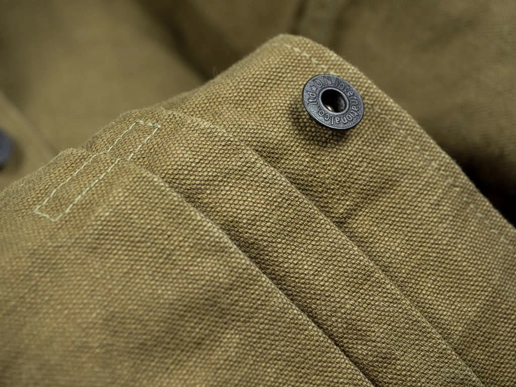 ONI Denim 03128-HOX Sulfur Heavy Oxford Coverall Olive 23 ONI Denim 03128-HOX Sulfur Heavy Oxford Coverall Olive
