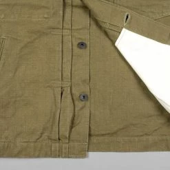 ONI Denim 03128-HOX Sulfur Heavy Oxford Coverall Olive 48 ONI Denim 03128-HOX Sulfur Heavy Oxford Coverall Olive