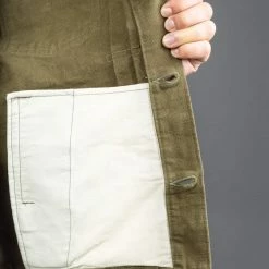 ONI Denim 03128-HOX Sulfur Heavy Oxford Coverall Olive 38 ONI Denim 03128-HOX Sulfur Heavy Oxford Coverall Olive