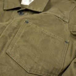 ONI Denim 03128-HOX Sulfur Heavy Oxford Coverall Olive 62 ONI Denim 03128-HOX Sulfur Heavy Oxford Coverall Olive