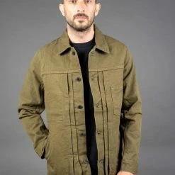 ONI Denim 03128-HOX Sulfur Heavy Oxford Coverall Olive