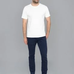 NEW ARRIVALS ONI Denim 612-NVNV "Navy Warp And Weft" 12oz Relaxed Tapered Jeans