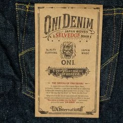 ONI Denim 622ZR "Secret Denim" 20oz Relaxed Tapered Jeans 50 ONI Denim 622ZR
