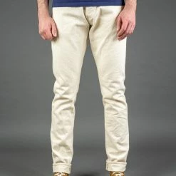 ONI Denim 679-OGW "Organic Cotton White" 14oz Strong Tapered Jeans
