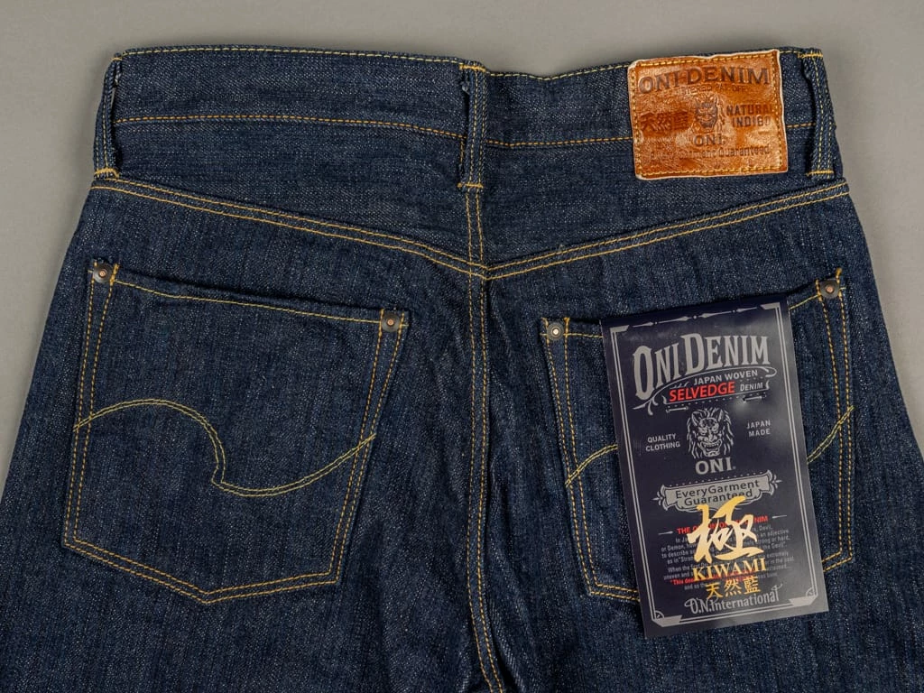 ONI Denim 920-SHM "Kiwami" 16oz Natural Indigo High Rise Relax Tapered Semi-Hand Made Jeans 16 ONI Denim 920-SHM "Kiwami" 16oz Natural Indigo High Rise Relax Tapered Semi-Hand Made Jeans