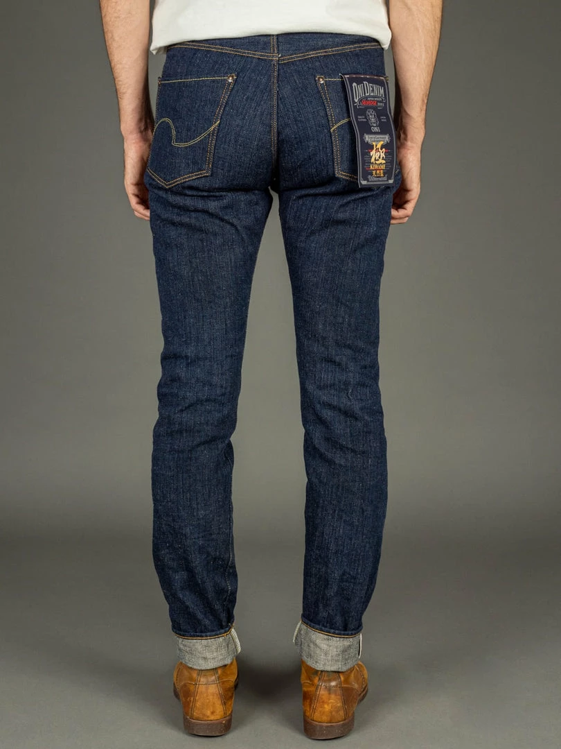 ONI Denim 920-SHM "Kiwami" 16oz Natural Indigo High Rise Relax Tapered Semi-Hand Made Jeans 6 ONI Denim 920-SHM "Kiwami" 16oz Natural Indigo High Rise Relax Tapered Semi-Hand Made Jeans