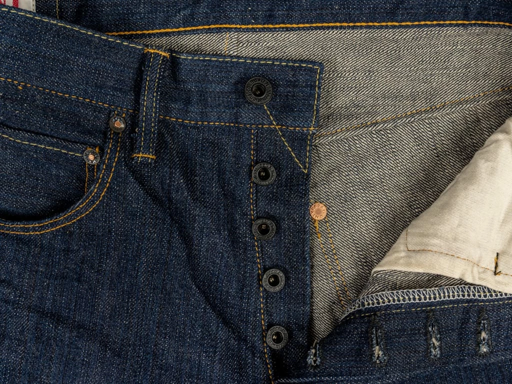 ONI Denim 920-SHM "Kiwami" 16oz Natural Indigo High Rise Relax Tapered Semi-Hand Made Jeans 14 ONI Denim 920-SHM "Kiwami" 16oz Natural Indigo High Rise Relax Tapered Semi-Hand Made Jeans